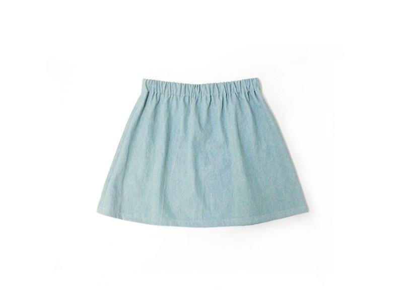 ::Lane68::手作牛仔短裙 - Skirts - Other Materials Blue
