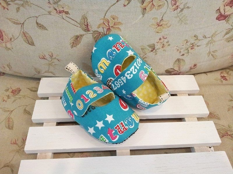 English & digital baby toddler shoes (12cm) - Kids' Shoes - Other Materials Multicolor