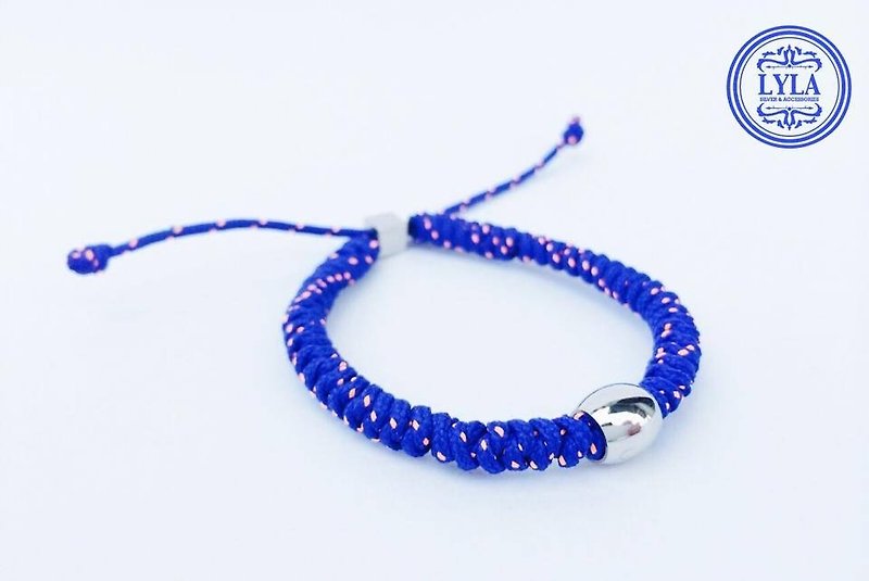 Royal Blue - fine version braid - Bracelets - Other Materials Blue