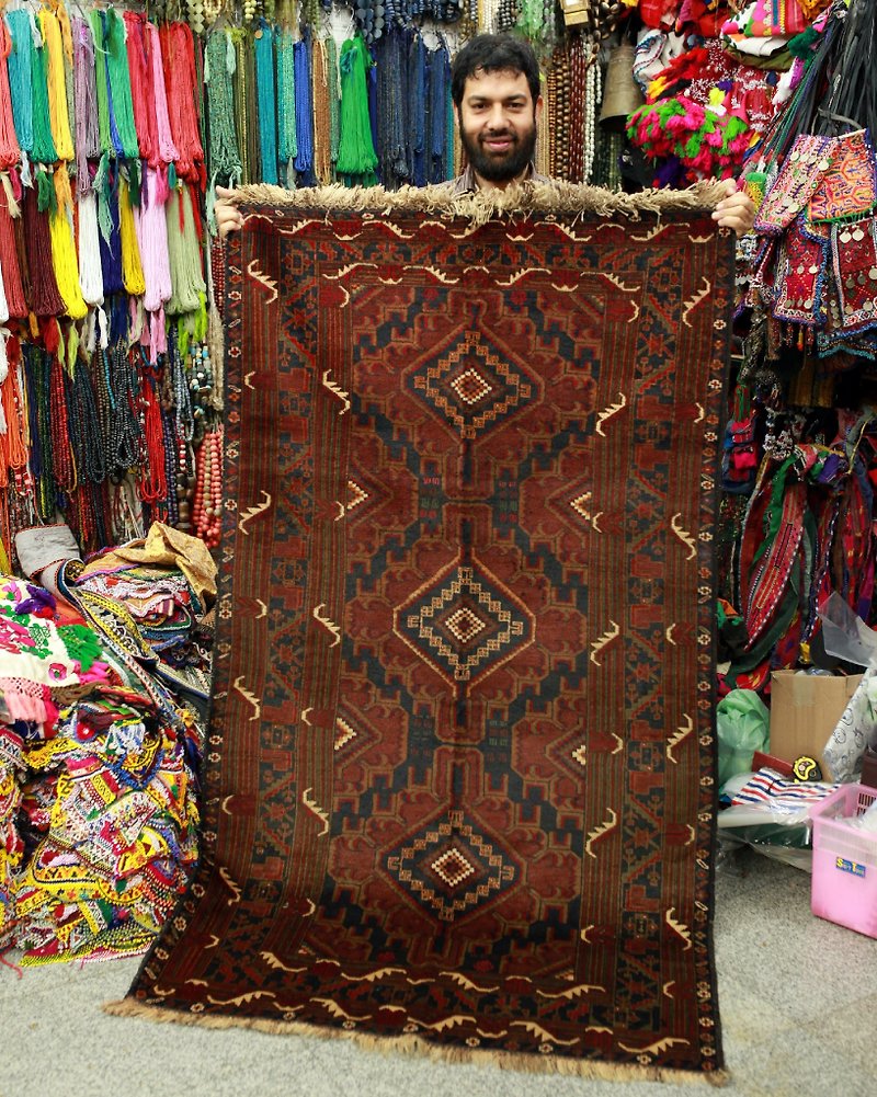 すぐ▲△▲△▲▲△▲▲オマケ手作りアフガン絨毯△トーテム01 - 毛布・かけ布団 - その他の素材 