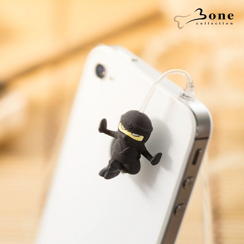 Charm Plug Jumping Headphone Dust Plug - Ninja - Phone Stands & Dust Plugs - Silicone Black