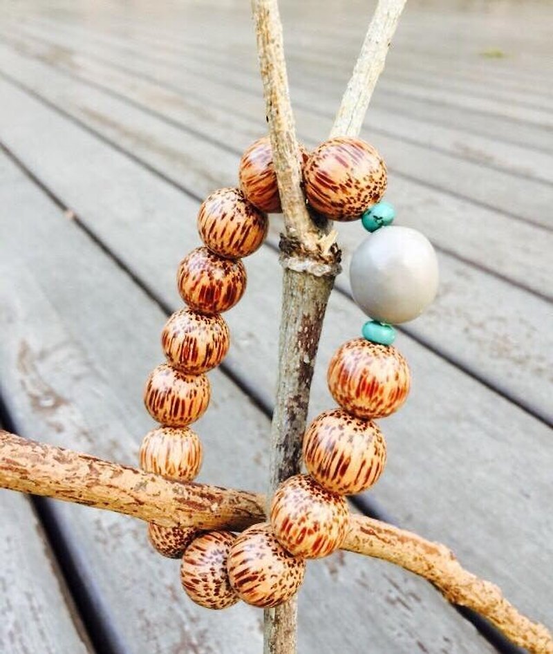 Suddenly "bracelet series" Golden string and wind - Caiyunhengtong - Bracelets - Bamboo Brown