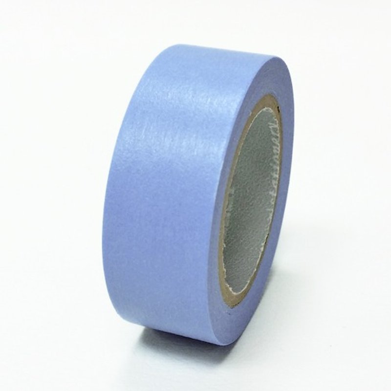 日本Stalogy 和紙膠帶【Spray Blue (S1206)】附切割器 - 紙膠帶 - 紙 藍色