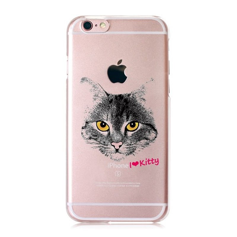 [I Love Kitty, Meow star people! ] IPhone Transparent Phone Case - Big Tail rogue Valentine's Day - Phone Cases - Plastic Multicolor