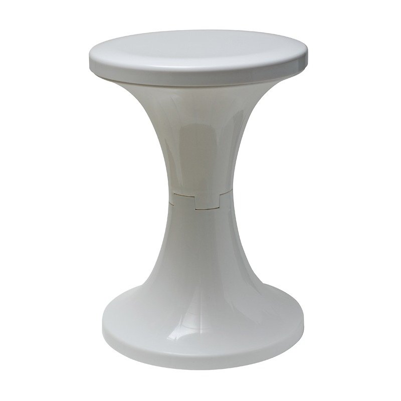 Flamenco Stool/Pearl White Stool - Other Furniture - Plastic White