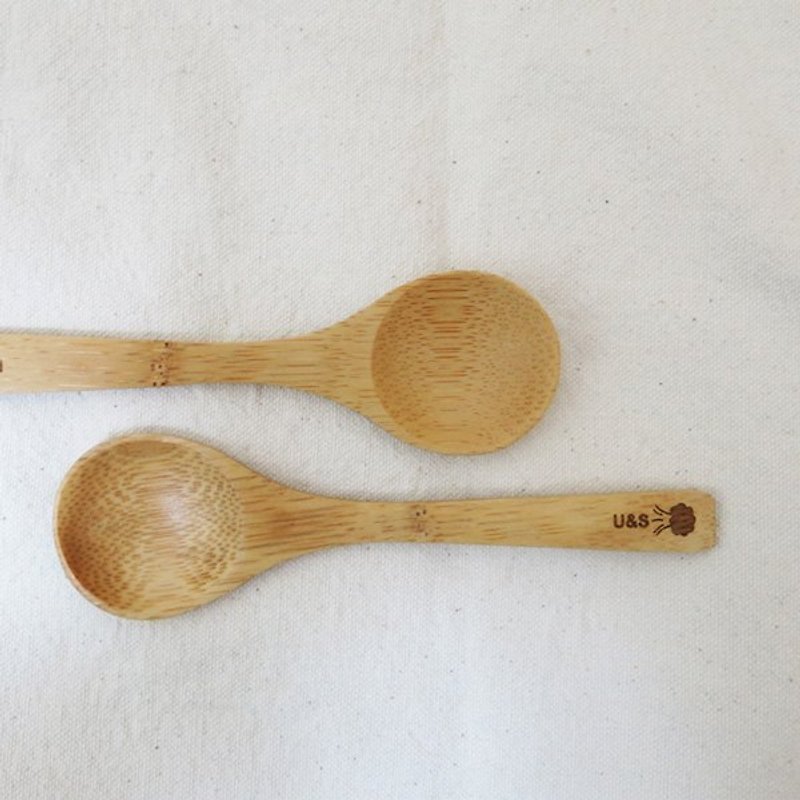 竹製食器、小さいスプーン - カトラリー - 竹製 