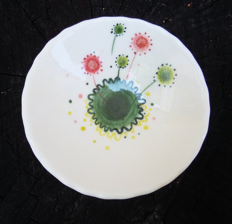 蒲公英碟 - Small Plates & Saucers - Other Materials Multicolor