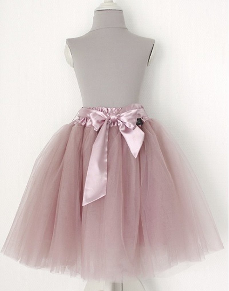 2015 new pink lotus color long version Pengsha skirt/dusty pink TUTU (older child) - อื่นๆ - วัสดุอื่นๆ สึชมพู