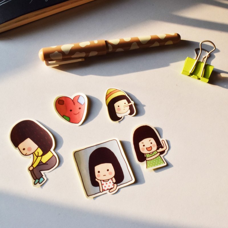 → small sticker affixed mood II - Stickers - Paper 