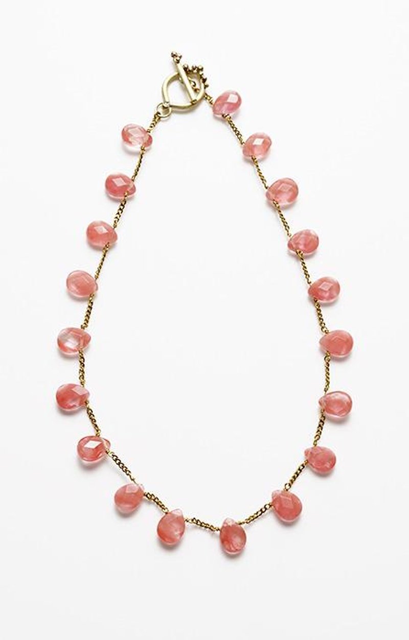 Sweet necklace - ネックレス - 金属 レッド