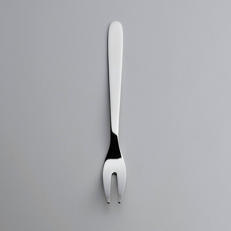 [Japan Shinko] Japanese designer series-Hejing cake fork designer-Shibata Fumie - ช้อนส้อม - สแตนเลส สีเงิน