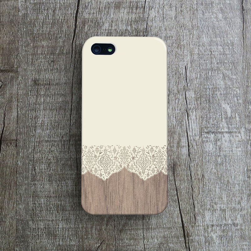 OneLittleForest - Original Mobile Case - iPhone 4, iPhone 5, iPhone 5c- lace stitching - Phone Cases - Other Materials Yellow