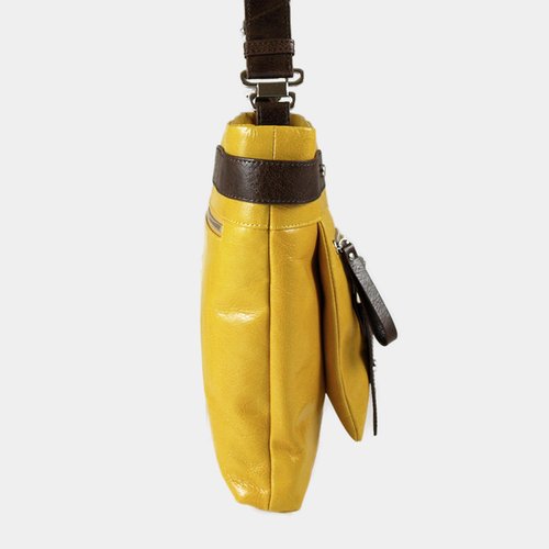 Influxx UN1 Leather Pouch / iPad Bag – Spectra Yellow