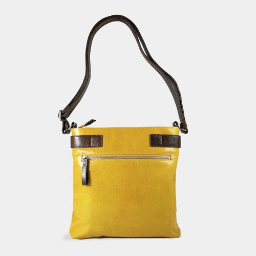 Influxx UN1 Leather Pouch / iPad Bag – Spectra Yellow