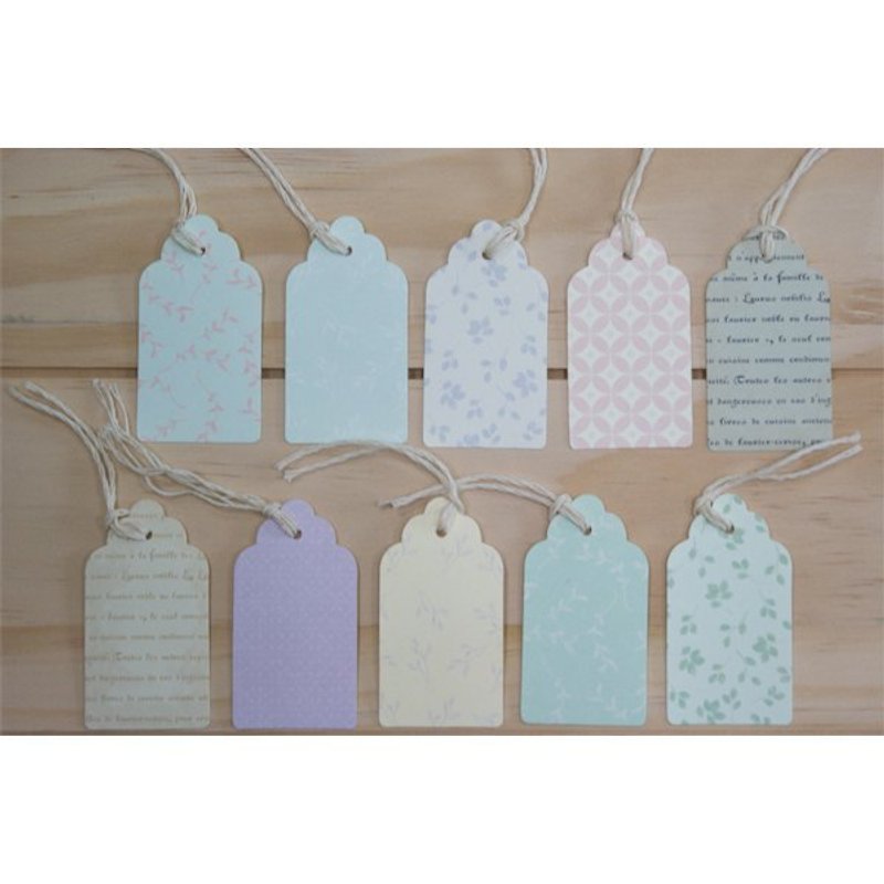 GIFT TAG-SCALLOPED-A - Cards & Postcards - Paper Multicolor
