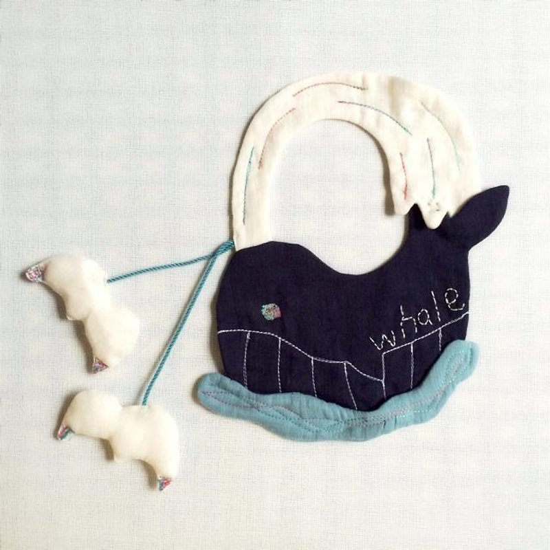 babygift whale style - Other - Cotton & Hemp Blue
