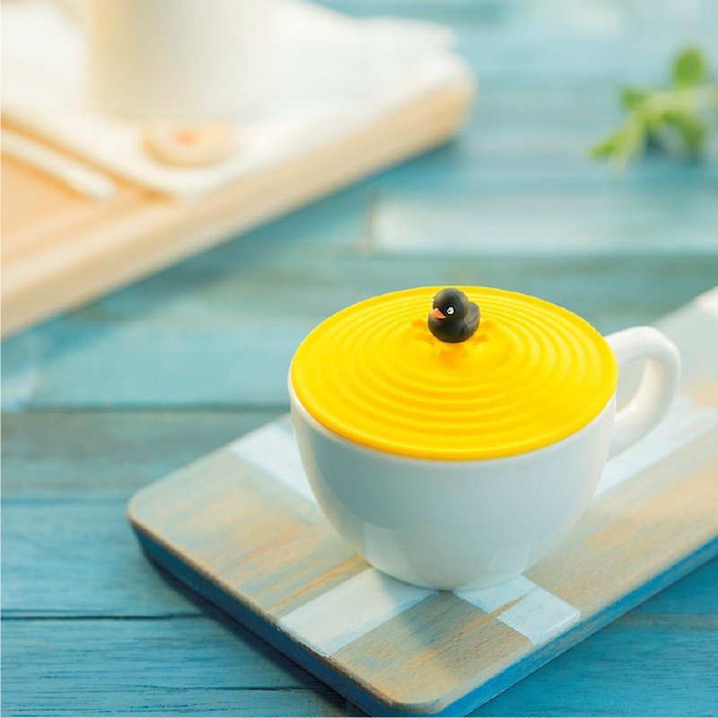 Bone / duck water cup lid - Teapots & Teacups - Silicone Multicolor