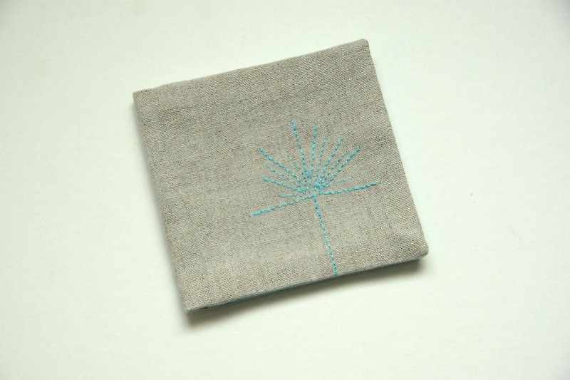 Hand embroidered sanitary napkin bag - Other - Cotton & Hemp 