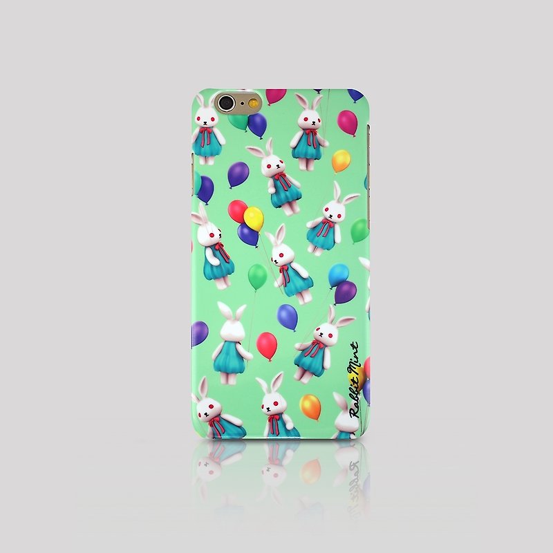(Rabbit Mint) iPhone 6 Case - Merry Boo Balloon (M0010) - เคส/ซองมือถือ - พลาสติก สีเขียว