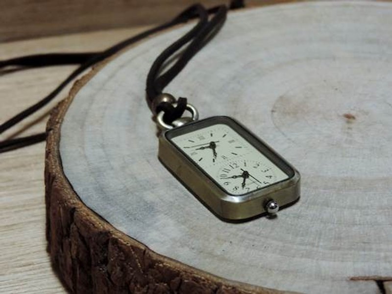 ヴィンテージの懐中時計‧デュアルタイム - 腕時計 - 金属 