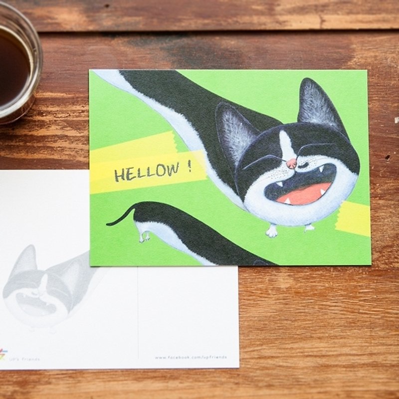 Cat Cat Series_HELLOW! - การ์ด/โปสการ์ด - กระดาษ หลากหลายสี