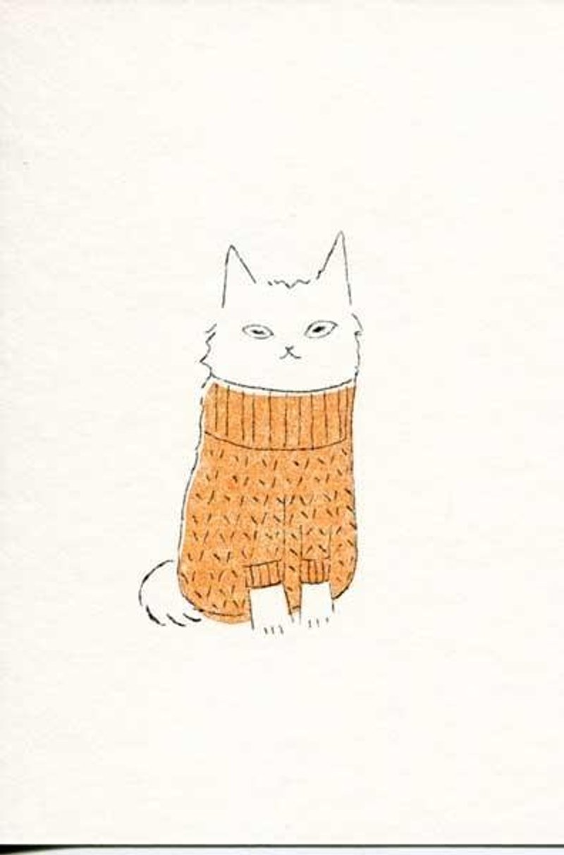 ポストカードセット-猫 - 卡片/明信片 - 紙 