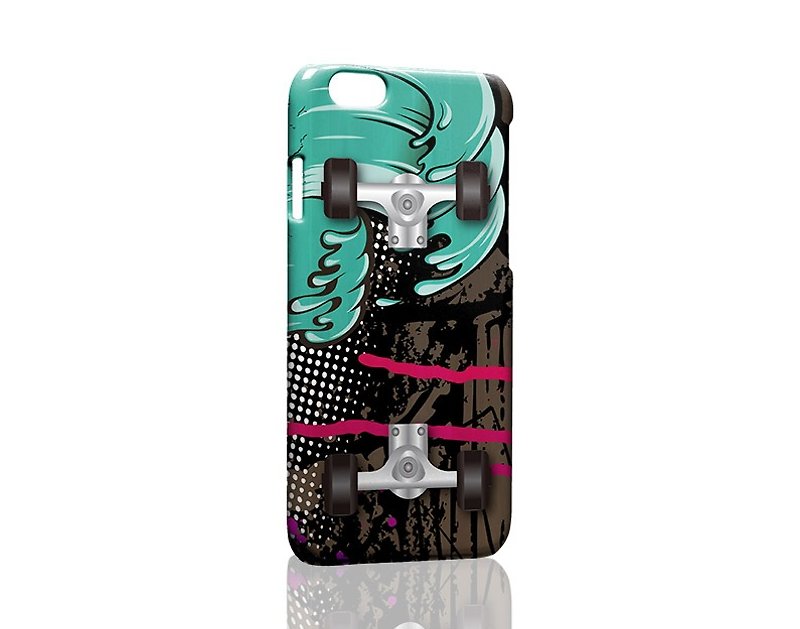 Skateboard Graffiti Custom iPhone X 8 7 6s Plus 5s Samsung note S9 Mobile Shell - Phone Cases - Plastic Multicolor