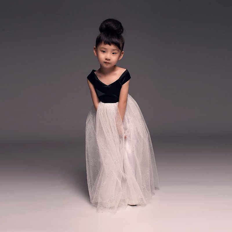 Audrey Sparkle and Shine Tulle Dress / FW2015 - Kids' Dresses - Other Materials Black