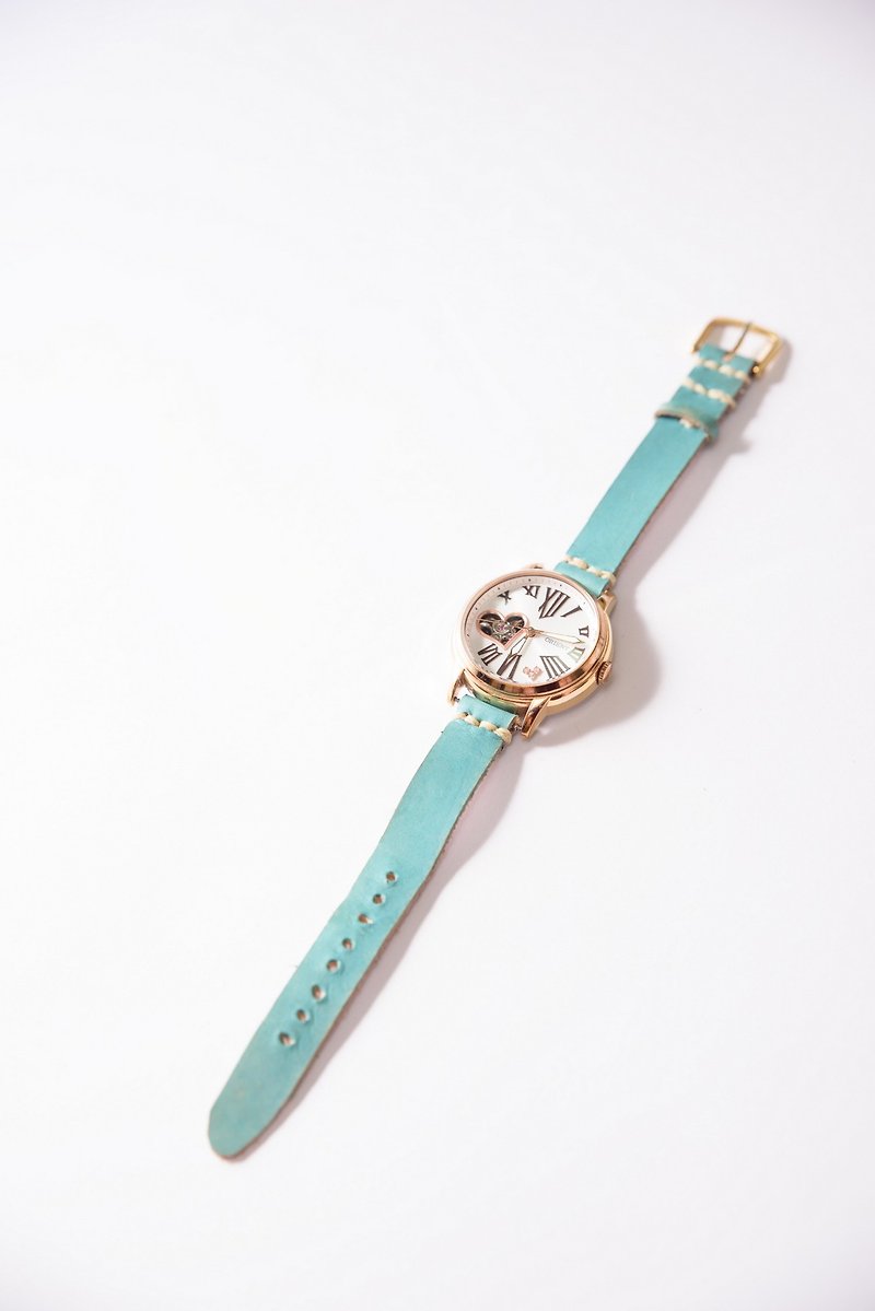 Handmade leather strap (without watch) - Women's Watches - Genuine Leather Multicolor