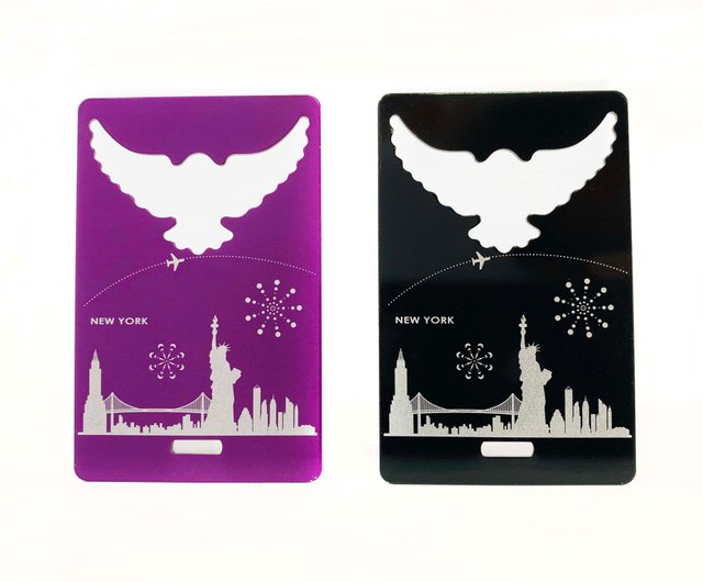 World Luggage Tag Opener_Sky Line_ New York_2 colors荷札付箋 World Luggage Tag Opener_Sky Line_ New York_2 colors荷札付箋