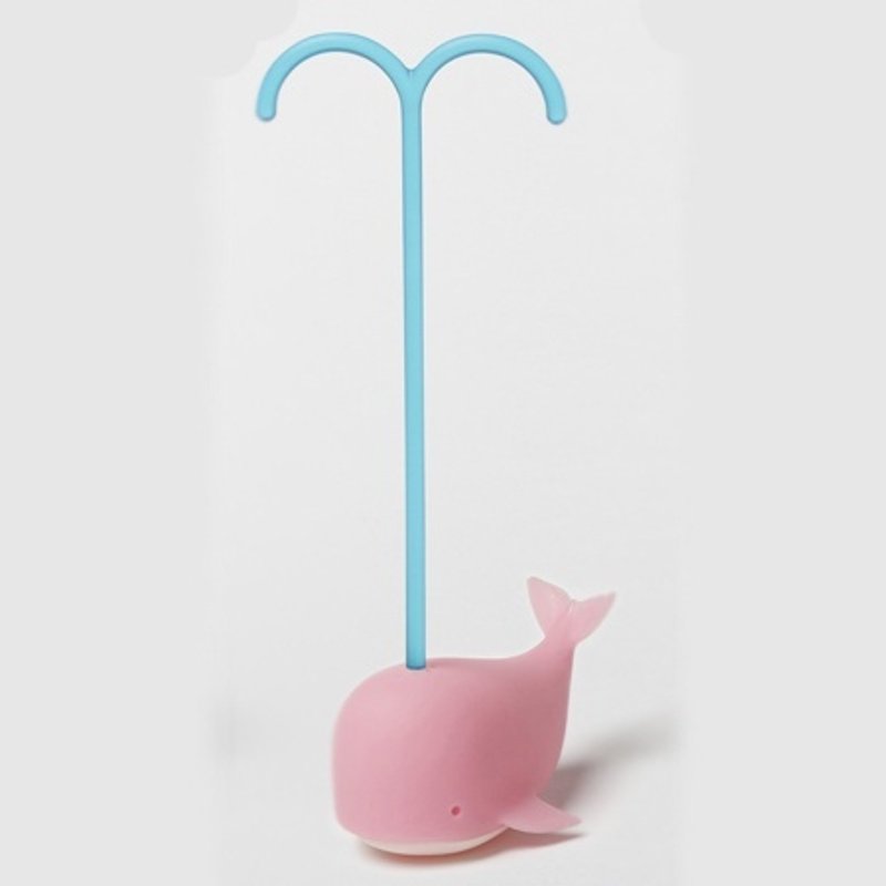 鯨魚泡茶器-粉紅 - 茶壺/茶杯/茶具 - 矽膠 粉紅色