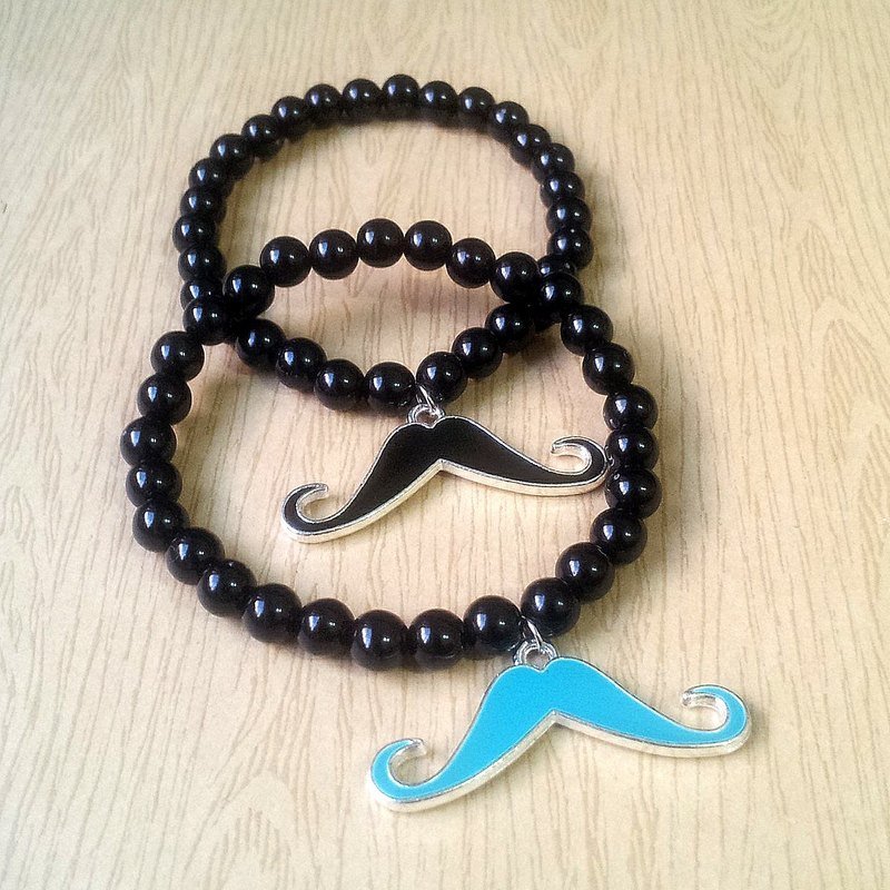 Dali beard | beaded bracelet - Bracelets - Other Materials 