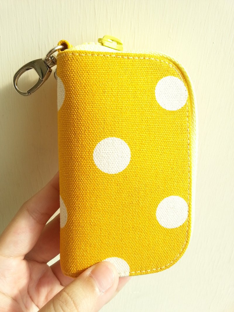 [カラフル]キーケース -  Shuiyu日 - ポーチ - その他の素材 イエロー