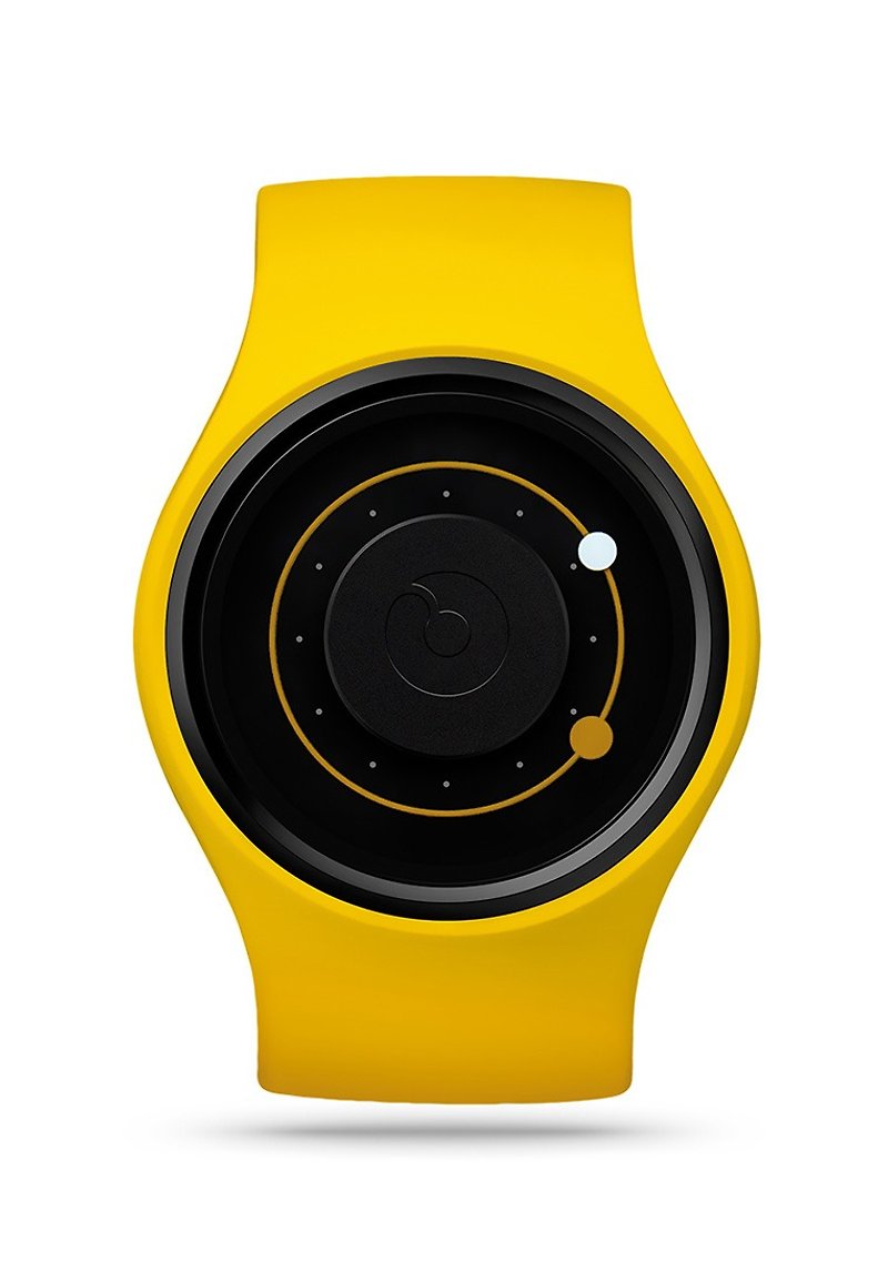 宇宙軌道1系列腕錶 ORBIT ONE(香蕉黃色/Banana) - 女錶 - 矽膠 黃色