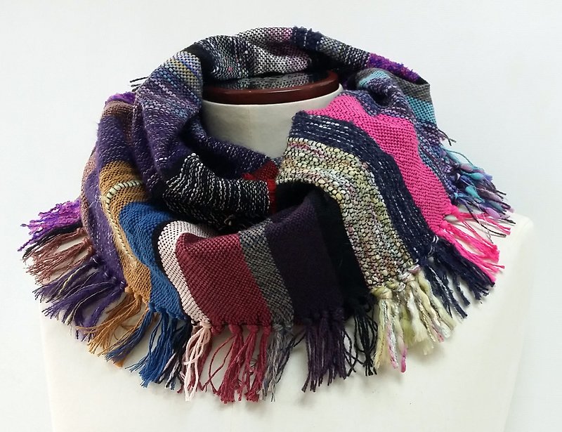 彩色大圍巾 - 絲巾 - 其他材質 多色