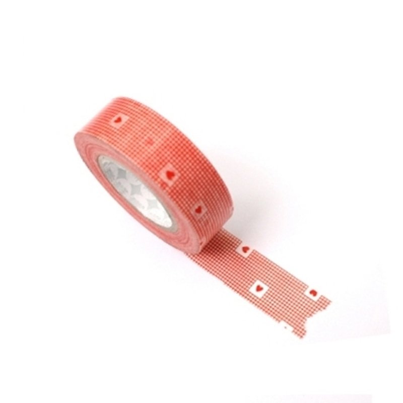 Out of Print Clearance-Paper Tape (25mm)-Love, MPL25500 - Washi Tape - Paper Red