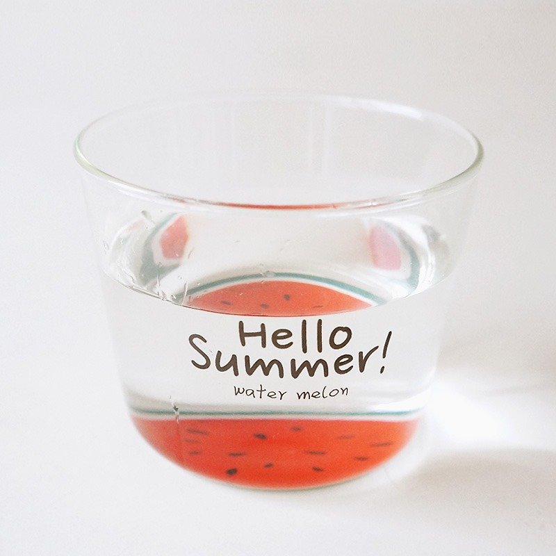 U-PICK original product life high heat-resistant borosilicate glass cups watermelon fruit pattern / lemon Two - Teapots & Teacups - Glass 