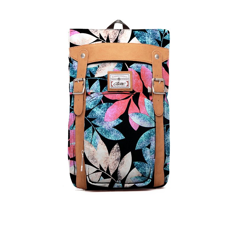 RITE | Brat Pack - leaves | after the original removable backpack - กระเป๋าเป้สะพายหลัง - วัสดุกันนำ้ หลากหลายสี