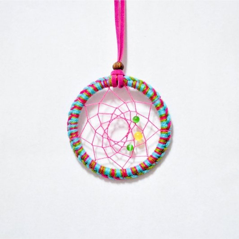 [DreamCatcher. Dream Catcher Necklace] awake and dreaming - Necklaces - Other Materials Multicolor