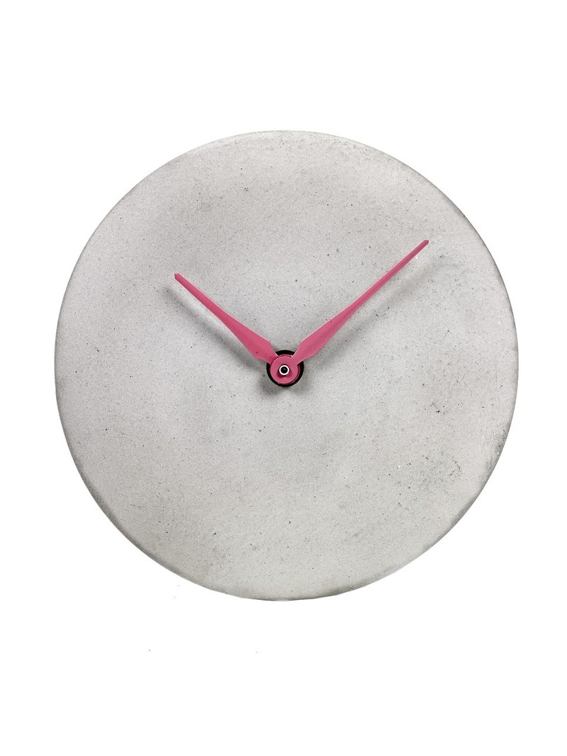 Serax - Doreen Westphal cement circular wall clock - Clocks - Cement Gray