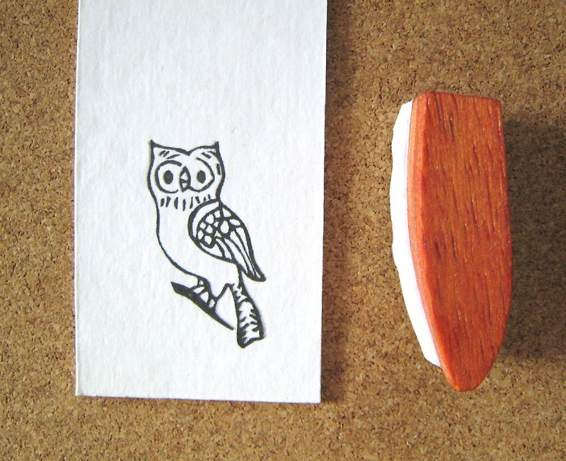 Owl - งานไม้/ไม้ไผ่/ตัดกระดาษ - ไม้ 