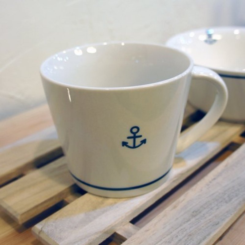 夏日水手的馬克杯 - 咖啡杯 - 其他材質 白色