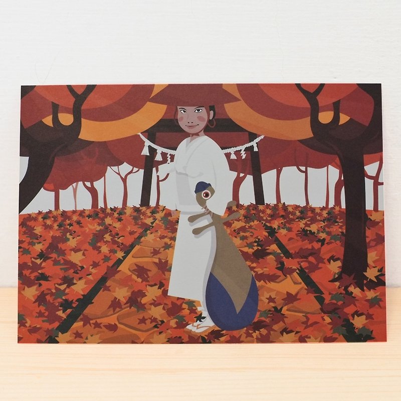 【ポストカード】京都岡崎の日は本当に会場 - カード・はがき - 紙 多色