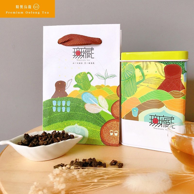 A-Li shan High moumtain Premium Oolong tea - 100g/can(Vacuum packaging) . - Tea - Other Materials Yellow