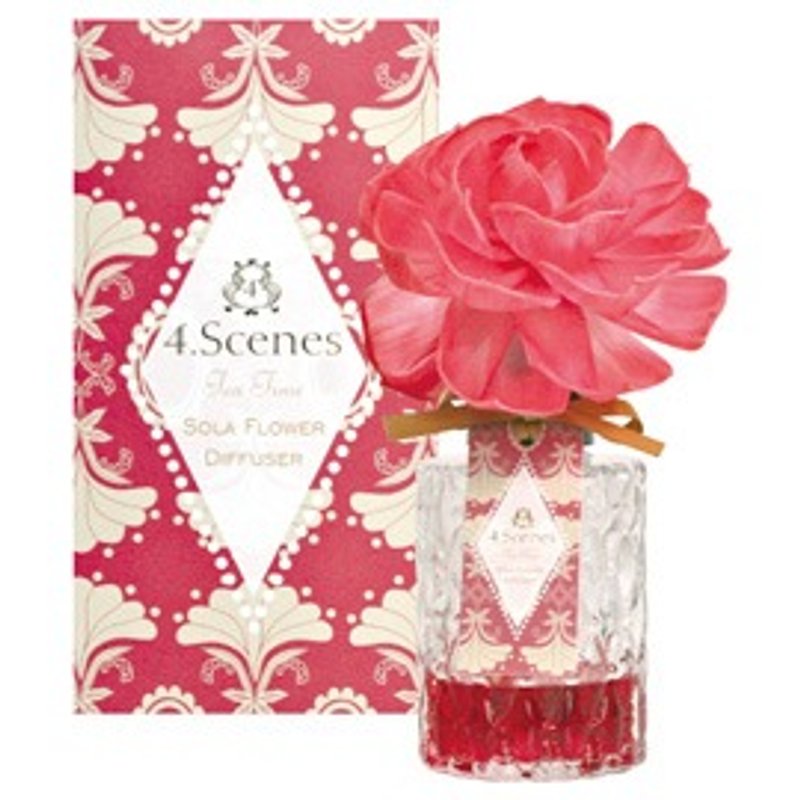 Art Lab - 4 Scense Flower diffuser - Red Tea Time - Fragrances - Other Materials Red