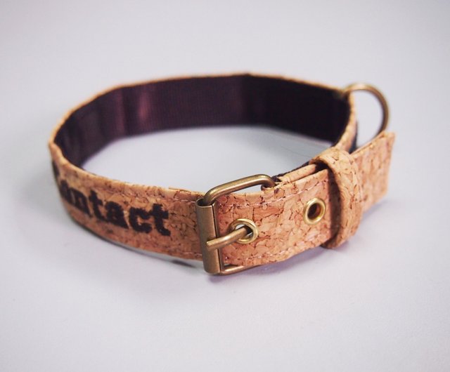 Cork dog collar Clearance