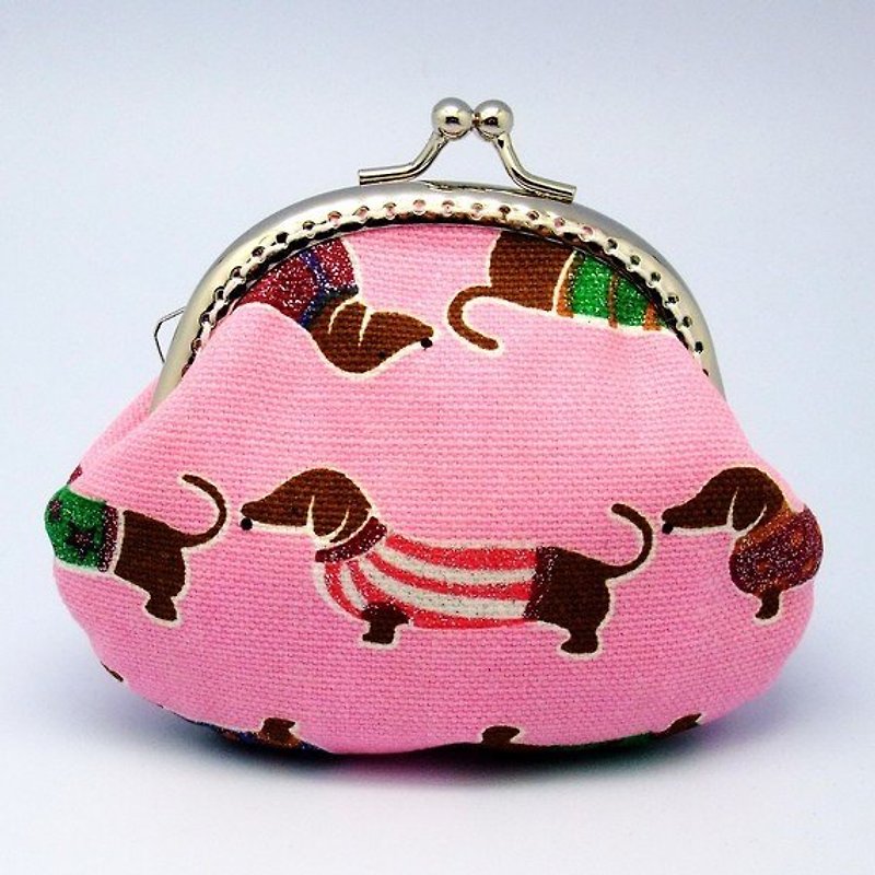 Small clutch / Coin purse (S-117) - Coin Purses - Cotton & Hemp Pink