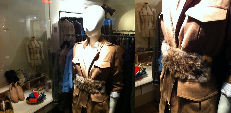 混毛料駝色軍式變化外套-特價品 - 外套/大衣 - 其他材質 金色