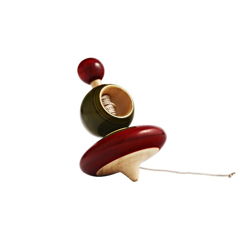 MAYAロープ巻き取りジャイロ - 知育玩具・ぬいぐるみ - 木製 多色