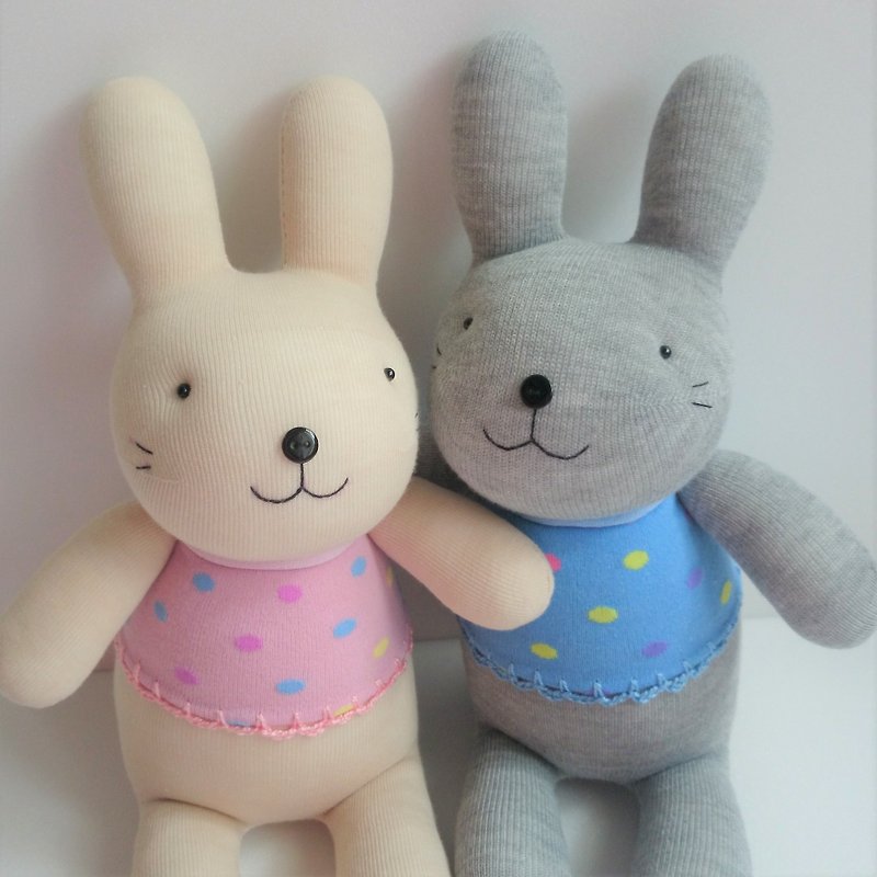 Listen to the rabbit / doll / sock doll / rabbit - Stuffed Dolls & Figurines - Cotton & Hemp 